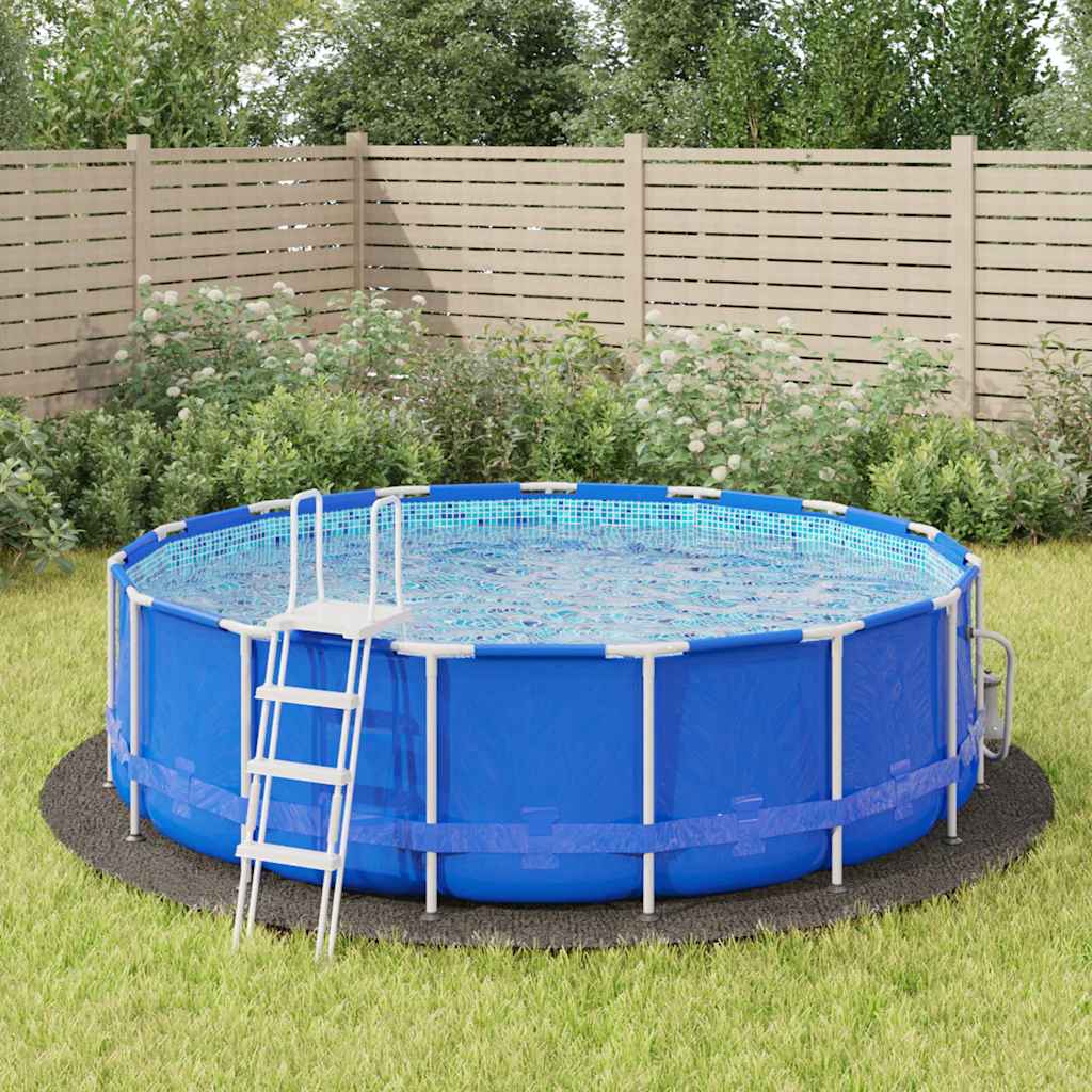 Pool Bodentuch Hellgrau Ø428cm