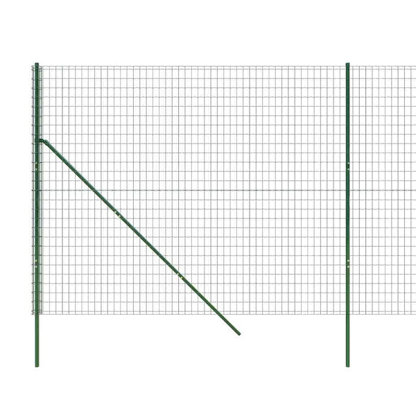 vidaXL Chain Link Fence Green 2x10 m Galvanized Steel