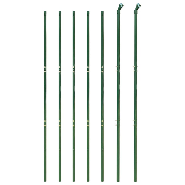 vidaXL Chain Link Fence Green 2x10 m Galvanized Steel