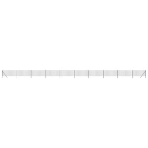 vidaXL Chain Link Fence Anthracite 1x25 m Galvanized Steel