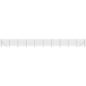 vidaXL Chain Link Fence Anthracite 2x25 m Galvanized Steel