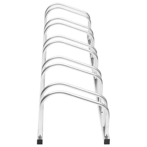 vidaXL 5-Bike Rack Galvanized Steel