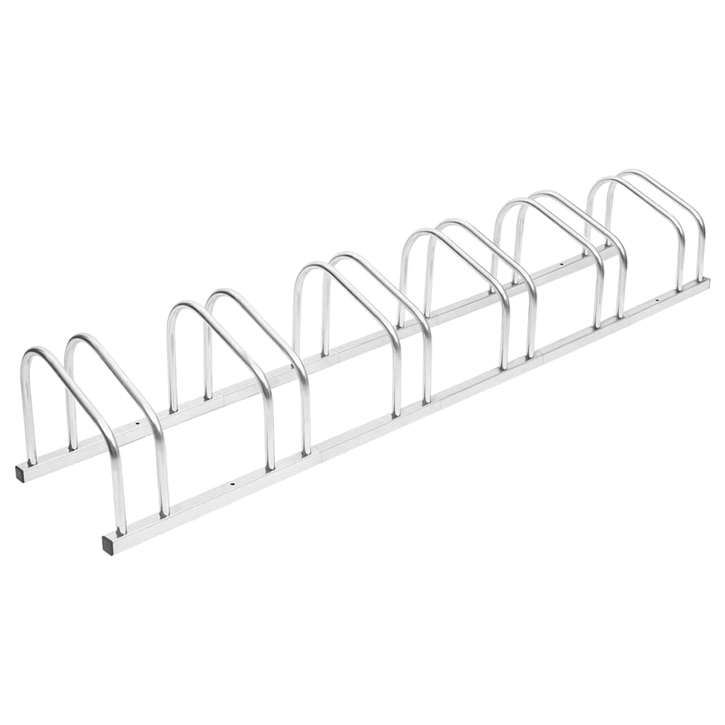 vidaXL Bike Stand for 6 Bicycles Galvanized Steel