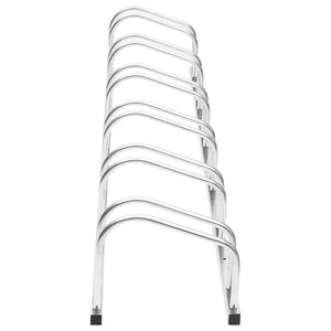 vidaXL Bike Stand for 6 Bicycles Galvanized Steel