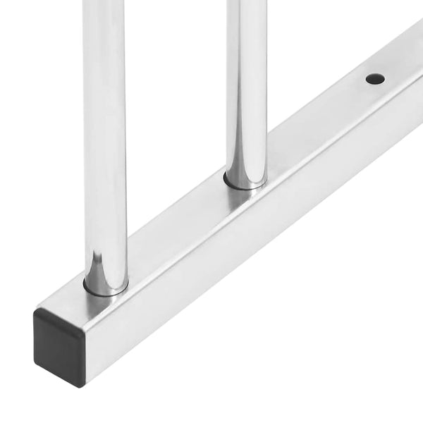 vidaXL Bike Stand for 6 Bicycles Galvanized Steel