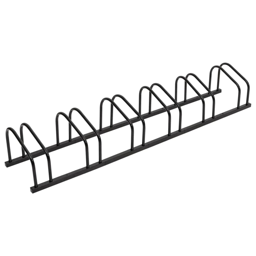 vidaXL Bike Stand for 6 Bikes Black Steel