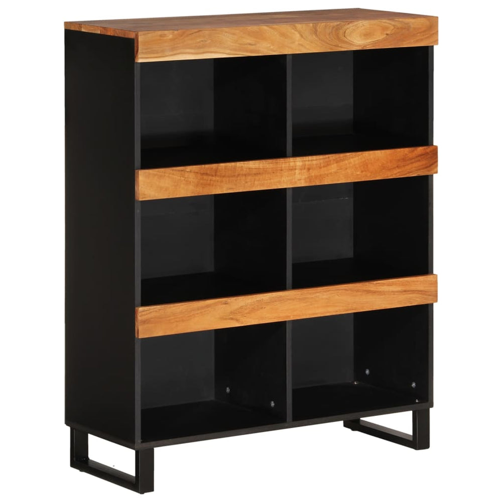 vidaXL Console Table 85x33x107 cm Solid Acacia Wood