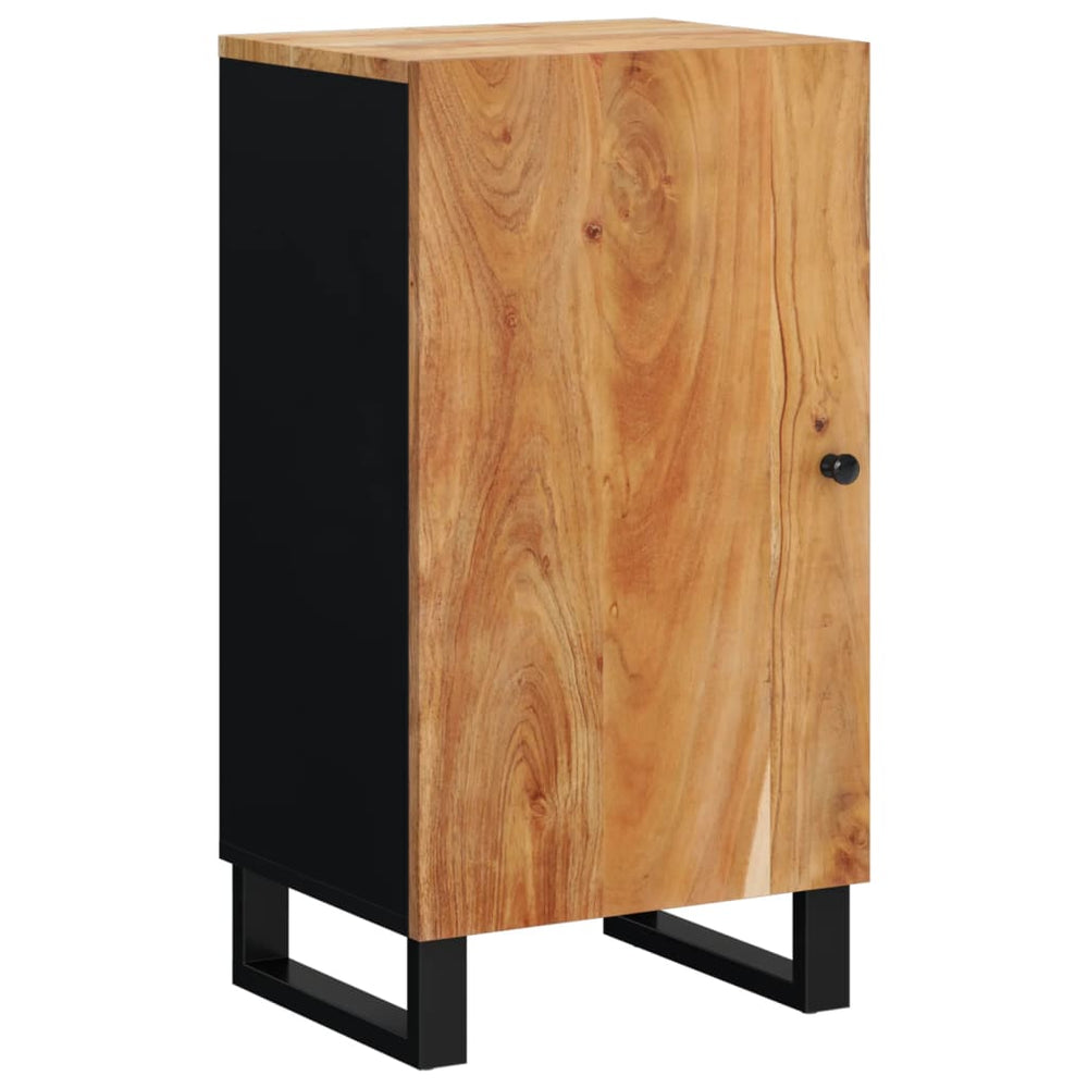 vidaXL Sideboard with Door 40x31x75 cm Solid Acacia Wood