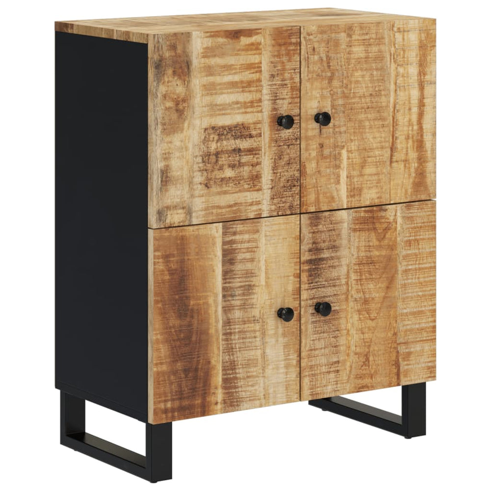 vidaXL Sideboard with 4 Doors 60x33x75 cm Solid Mango Wood