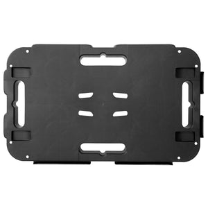 vidaXL Dolly 3 pcs Black Polypropylene 200 kg