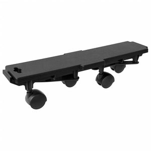 vidaXL Dolly with 4 Castors 4 pcs. Black Polypropylene 170 kg