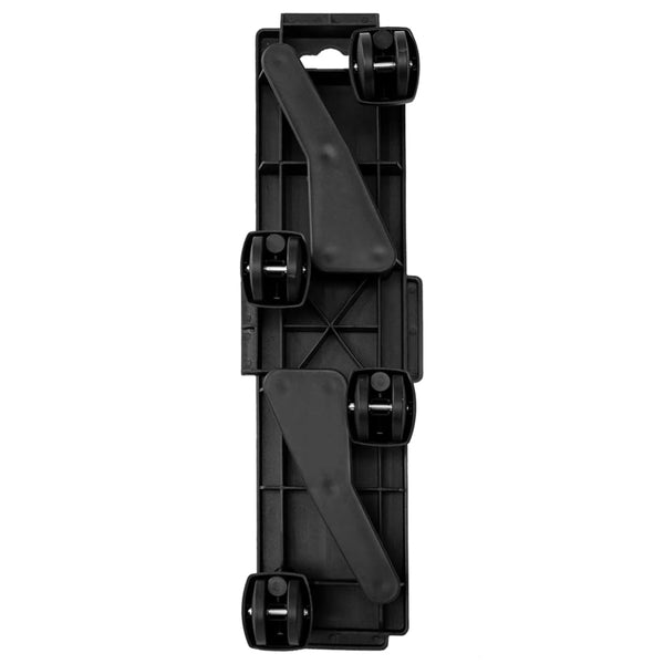 vidaXL Dolly with 4 Castors 4 pcs. Black Polypropylene 170 kg