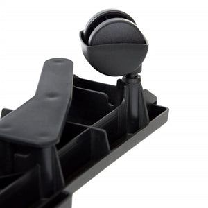 vidaXL Dolly with 4 Castors 4 pcs. Black Polypropylene 170 kg