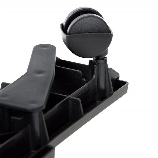 vidaXL Dolly with 4 Castors 4 pcs. Black Polypropylene 170 kg