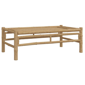 vidaXL 3-Piece Garden Lounge Set with Dark Grey Cushions Bamboo