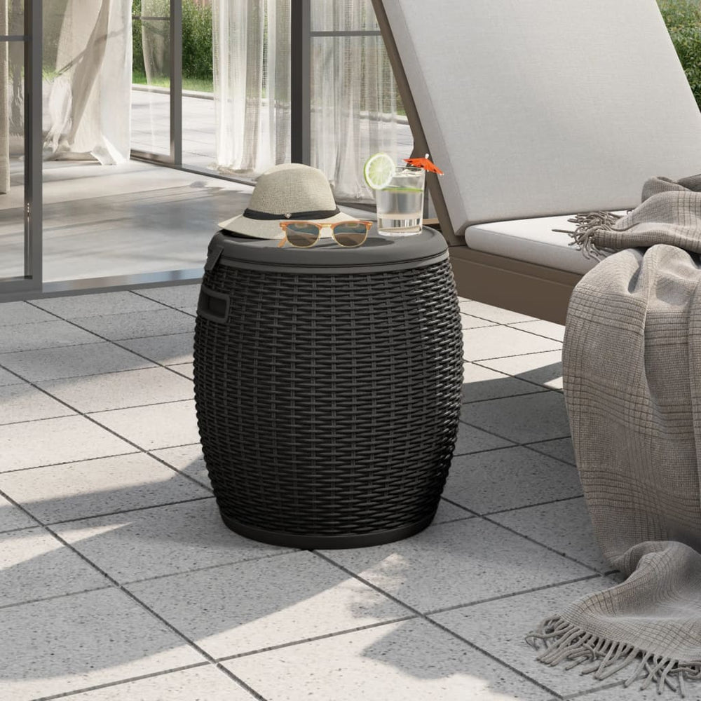 vidaXL 4-in-1 Garden Box Black Polypropylene