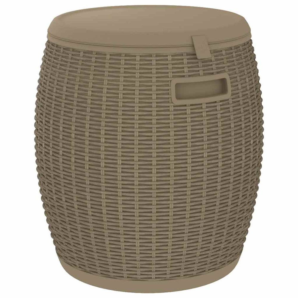vidaXL 4-in-1 Light Brown Polypropylene Garden Box