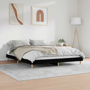 Bettgestell Schwarz 120x200 cm