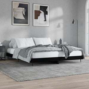 Bettgestell Schwarz 200x200 cm