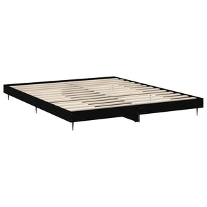 Bettgestell Schwarz 200x200 cm