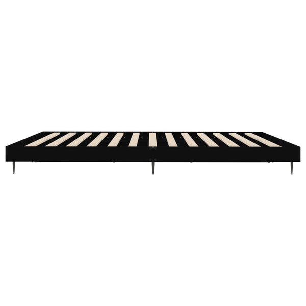 Bettgestell Schwarz 200x200 cm