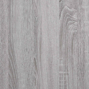 Bettgestell 200x200 cm Grau Sonoma