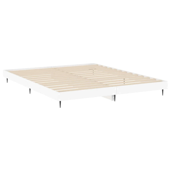 Bettgestell Weiß 150x200 cm
