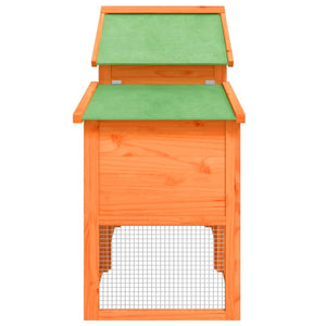 vidaXL Chicken Coop Brown 186.5x58.5x113 cm Solid Pine Wood
