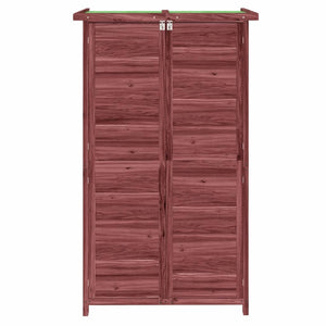 vidaXL Tool Shed Mocca 83x57x140 cm Solid Pine Wood
