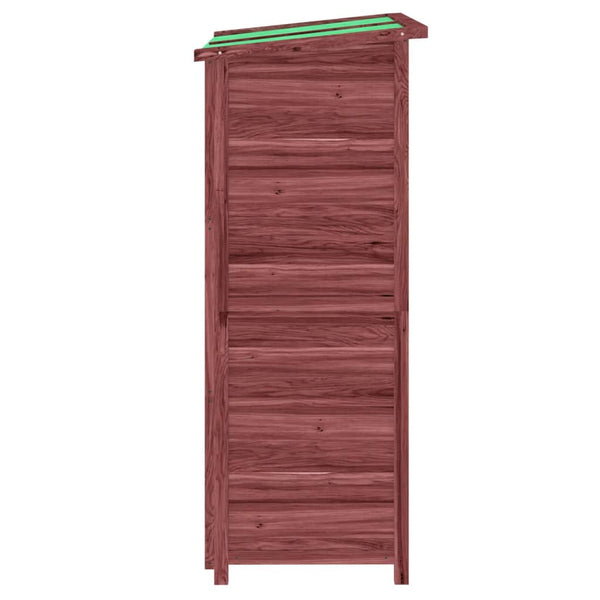 vidaXL Tool Shed Mocca 83x57x140 cm Solid Pine Wood