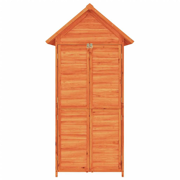 vidaXL Garden Storage Shed Brown 89x52.5x175 cm Solid Pine Wood