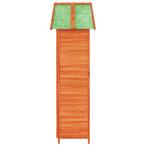 vidaXL Garden Storage Shed Brown 89x52.5x175 cm Solid Pine Wood