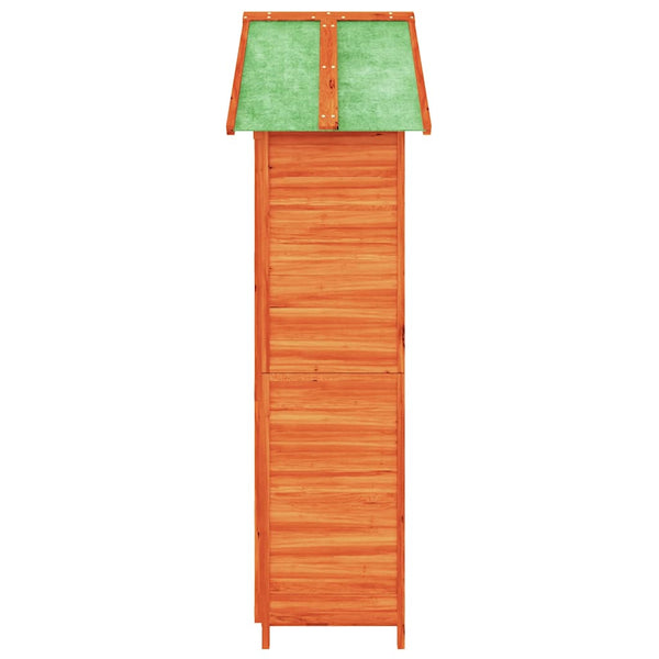 vidaXL Garden Storage Shed Brown 89x52.5x175 cm Solid Pine Wood