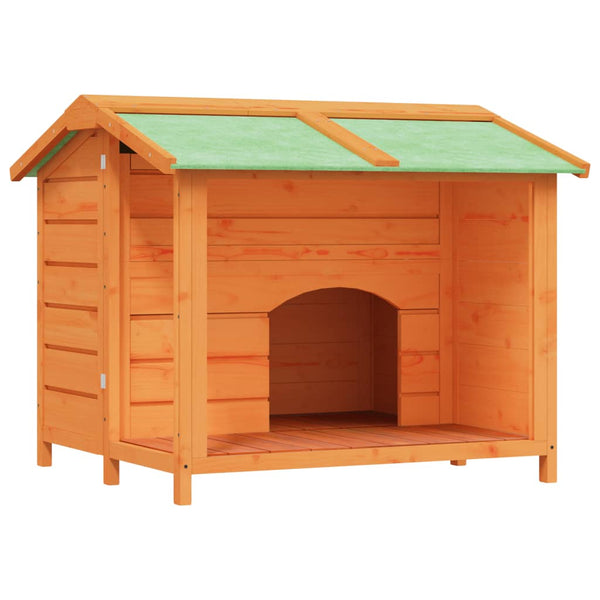 vidaXL Dog Kennel Brown 96x87x80.5 cm Solid Pine Wood