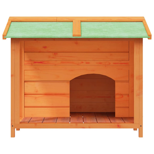 vidaXL Dog Kennel Brown 96x87x80.5 cm Solid Pine Wood