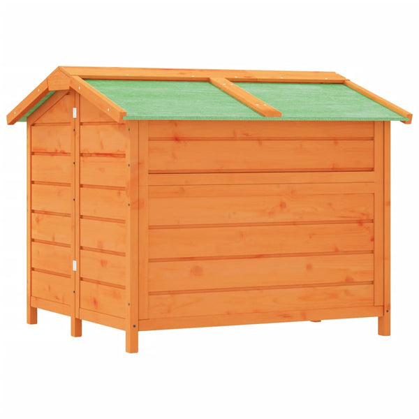 vidaXL Dog Kennel Brown 96x87x80.5 cm Solid Pine Wood