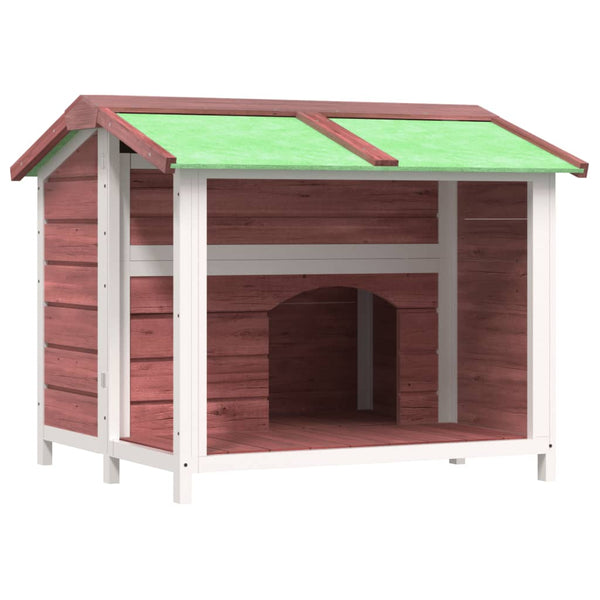 vidaXL Dog Kennel Mocha 96x87x80.5 cm Solid Pine Wood