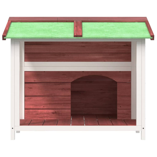 vidaXL Dog Kennel Mocha 96x87x80.5 cm Solid Pine Wood
