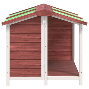 vidaXL Dog Kennel Mocha 96x87x80.5 cm Solid Pine Wood
