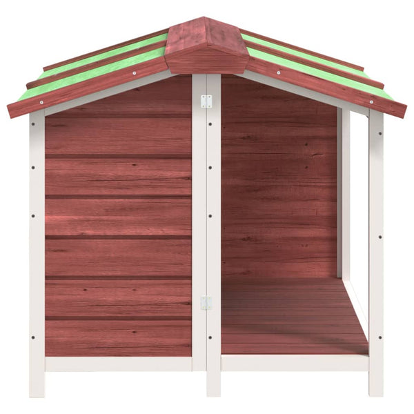 vidaXL Dog Kennel Mocha 96x87x80.5 cm Solid Pine Wood