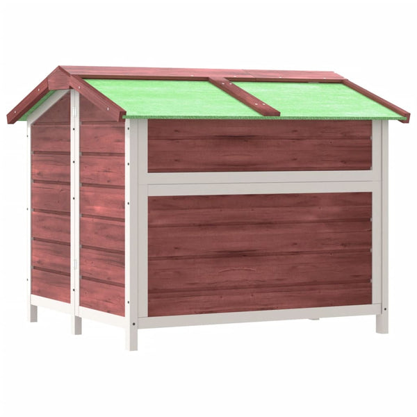 vidaXL Dog Kennel Mocha 96x87x80.5 cm Solid Pine Wood