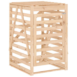 vidaXL Wheelie Bin Storage for 4 Bins Solid Pine Wood
