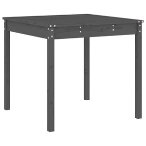 vidaXL 3-Piece Garden Bistro Set Gray Solid Pine Wood