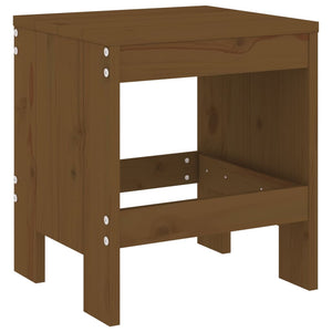 vidaXL 3-Piece Garden Bistro Set Honey Brown Solid Pine Wood