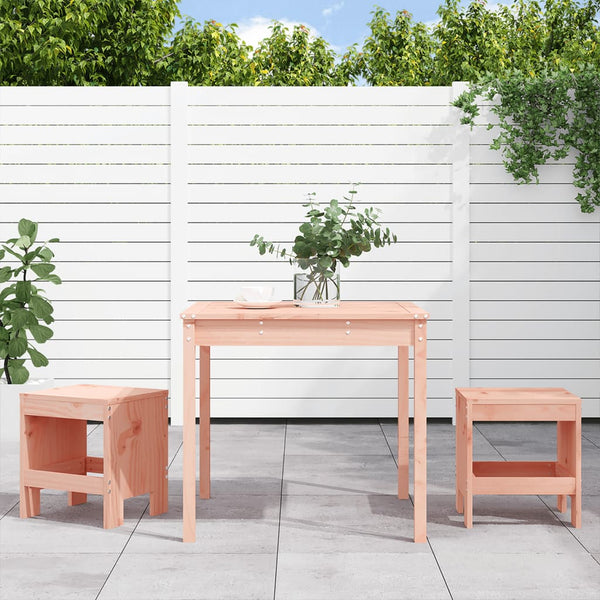 vidaXL 3-Piece Garden Bistro Set Solid Douglas Fir Wood
