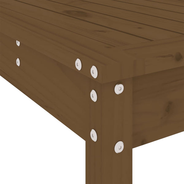 vidaXL 13-Piece Garden Dining Set Honey Brown Solid Pine Wood