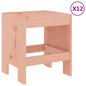 vidaXL 13-Piece Solid Douglas Fir Garden Dining Set