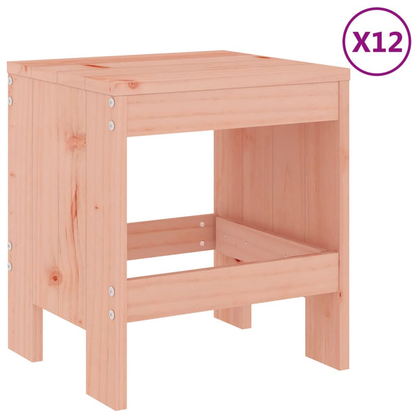 vidaXL 13-Piece Solid Douglas Fir Garden Dining Set