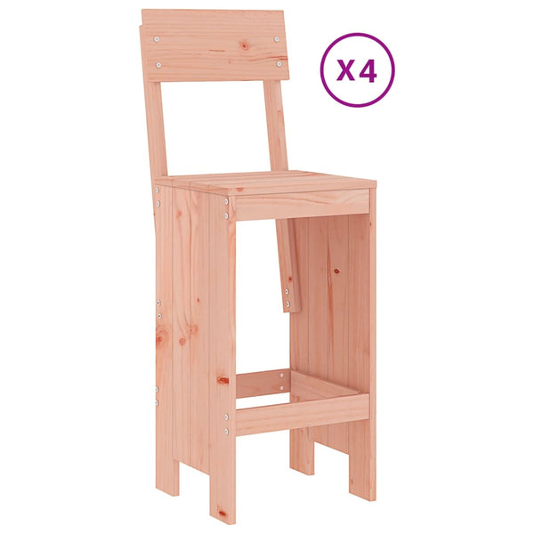 vidaXL 5-piece Garden Bar Set Solid Douglas Fir Wood