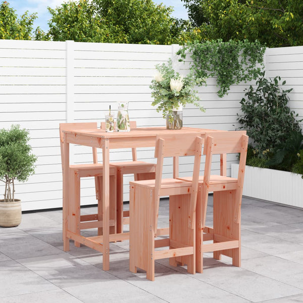 vidaXL 5-piece Garden Bar Set Solid Douglas Fir Wood